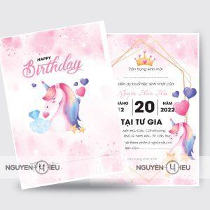 Thiệp sinh nhật Nguyễn Hiếu thiết kế